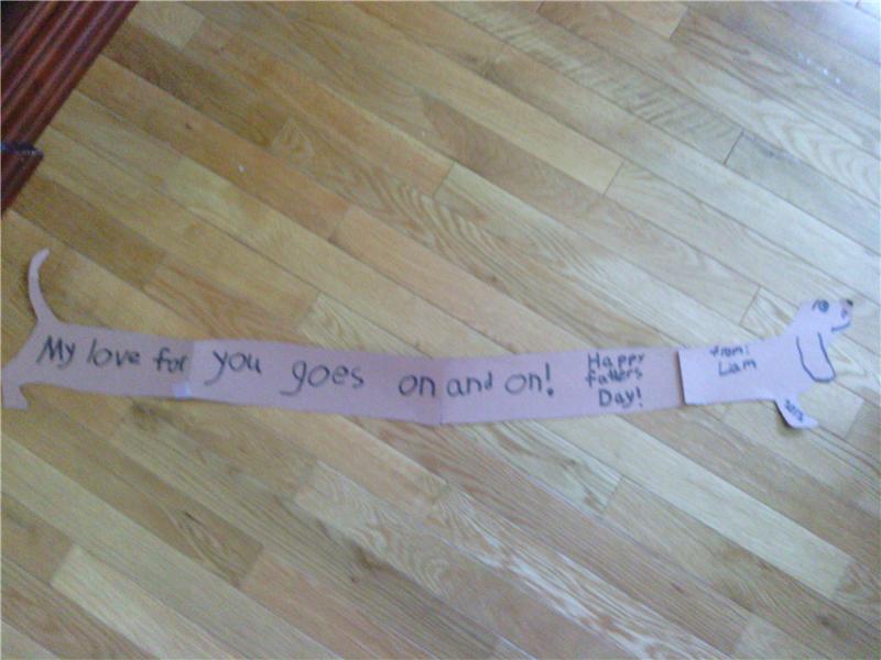Longest Father\'s Day Card